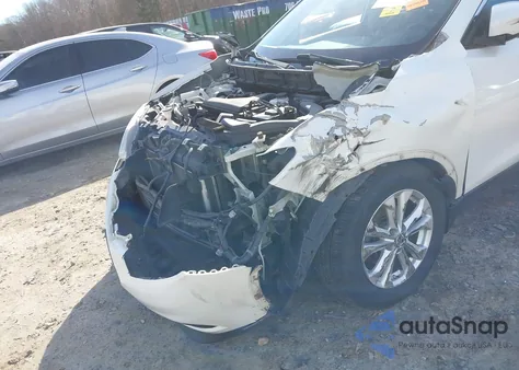 2014 Nissan Rogue Sv z USA, uszkodzony, nr VIN 5N1AT2MV5EC785632